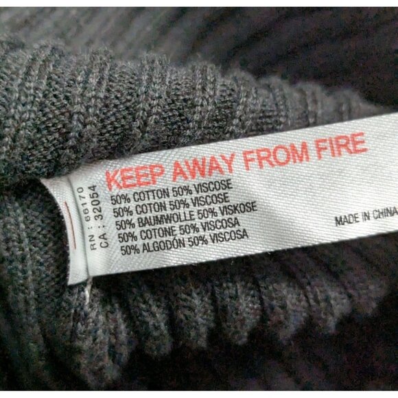 NEW Daily Practice Anthropologie Skirt Women's XL Black Ribbed Midi Zip Up - Picture 4 of 6